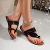 Verano Playa Adelgazante Nuevo Moda Plana Alto Valor Talla Grande Chanclas para Uso en Exteriores Sandalias Orilla del Mar Talla 43 Casual