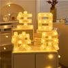 Luces de Letras Personalizadas, Diseño de Escena de Feliz Cumpleaños, Placa de Palabra Decorativa Tronco, Luz de Ambiente para Propuesta del Día de San Valentín Chino