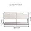 Armário Lateral Modular Combinado de Aço Inoxidável Estilo Coreano Simples ins Internet Popular Armário de Armazenamento Casa