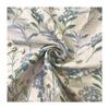 Nuevo Tejido Jacquard de Seda Dorada Diente de León Azul Estampado Pintura al Óleo Jacquard Tridimensional Tejido para Vestido de Mujer en Stock