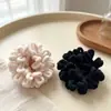 Elástico de Cabelo de Pelúcia Estilo Coreano, Elástico para Coque de Estudante Estilo Ins, Faixa Elástica para Cabelo, Acessório de Cabelo, Elástico