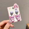 Brincos de Clipe Kuromi Infantis para Meninas, Novo Design de Desenho Animado, Brincos sem Dor, Acessórios de Joias Fofos