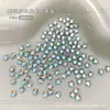 Nuevos y Modernos Rhinestones de Mono Estrella de Colores Brillantes Estrella de Cinco Puntas de Fondo Plano Decoraciones de Arte de Uñas de Vidrio K9 Venta al Por Mayor