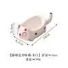 Prato Criativo de Desenho Animado para Condimentos Prato de Cerâmica com Apoio para Hashi Prato Pequeno Doméstico Prato para Molho de Soja Vinagre Prato para Molho de Mergulho para Hot Pot Atacado