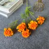 Floristería de Simulación de Boda Naranja Material de Flores Naranja Naranja Tema Arreglo de Lugar de Boda Hotel Arreglo de Flores de Plástico