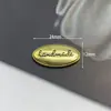 Placa de aleación de letra retro simple disco clip para el pelo DIY agarre funda de teléfono accesorios de parche de metal material