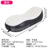 Sillón Mecedor Inflable con Almohada, Sillón Mecedor de PVC Terciopelo, Se Puede Usar como Asiento, Sillón Reclinable o Cama Plegable, Sofá Divertido