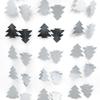 Adornos Colgantes de Navidad Adornos Colgantes Tridimensionales para Árbol de Navidad Colgante de Flores de Cuerda de Papel Suministros de Decoración Colgante para Fiesta de Navidad
