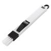Cepillo Multifuncional Dos en Uno para Ranuras de Ventana Cepillo Limpiador de Ranuras para Ventanas Cepillo Pequeño para Ranuras con Cepillo Recogedor