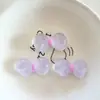 Resina de Coelho Morango Gramado Cristalino Acessórios de Joia DIY Corda de Cabelo Infantil Capa de Celular Material de Adesivo para Sapato com Furo