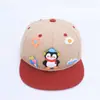 Lindo Sombrero de Pingüino Pequeño para Niños Sombrero de Béisbol de Dibujos Animados de Comercio Exterior para Bebés Sombrero Nuevo de Ala Plana Hip-Hop para Niños de Primavera y Otoño