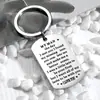 Mymaniloveyou Regalo de Agradecimiento Pareja Llavero de Acero Inoxidable Grabado Regalo Creativo Llavero de Pareja