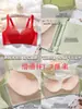 Lingerie Ano do Zodíaco Vermelha para Mulheres, Seios Pequenos, Push-Up, Sem Aro, Sutiã de Renda Francesa para Casamento de Noiva