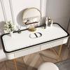Penteadeira Luxo Leve Sensação de Alto Padrão Toalha de Mesa em Couro Tapete de Mesa Impermeável Resistente ao Desgaste Protetor de Mesa para Unhas e Maquiagem de Meninas