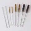 Escova para tubo de ensaio atacado de fábrica escova de limpeza de vidro de aço inoxidável escova para mamadeira escova para tubo de ensaio escova para copo atacado multi-especificação