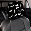 Funda para reposacabezas de coche con patrón de texto, funda para almohada de coche, funda de asiento a prueba de polvo, se puede personalizar con tu propio diseño como funda para reposacabezas y cuello