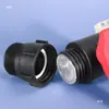 Accesorios Adaptadores de Rosca Exterior para Válvula de Tanque de Agua 2 pulgadas a 6 Puntos/ 1 pulgada / 2 pulgadas Diámetro Exterior Conector de Rosca Interior de Plástico