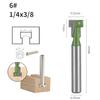 Cuchillo Ojo de Cerradura Verde Juego de Tres Piezas Fresa para Carpintería Marco de Fotos de Madera Montado en la Pared Cuchillo Ojo de Cerradura en Forma de T Juego de Tres Piezas Fresa