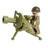 AliExpress Transfronteiriço Rifle Cavalo de Guerra Montanha Arma Metralhadora Acessórios Segunda Guerra Mundial Blocos de Construção Figura Brinquedo Militar Acessórios Peças de Arma