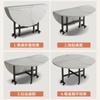 Mesa Dobrável Mesa de Jantar Doméstica Pequeno Apartamento Mesa de Jantar Quarto de Aluguel Mesa de Jantar Simples Moderna Simples 10 Pessoas Novo Produto