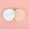 Esponja de Cojín de Aire Pay de Fresa Sin Látex Doble Uso Maquillaje Seco y Húmedo Esponja Redonda Herramienta de Belleza Polvo Fijador Herramienta Mágica Polvo Suelto