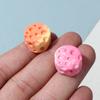 Simulação Pequeno Queijo DIY Acessórios de Cabelo Artesanal Corda Buraco Sapatos Chaveiro Creme Cola Capa de Telefone Acessórios de Resina