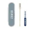 Recortador de vello nasal, tijeras de acero inoxidable para vello nasal, herramienta manual para recortar el vello nasal, tijeras de cabeza redonda para vello nasal para mujeres, dispositivo de depilación de vello nasal para hombres