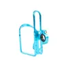 Soporte para botella de agua de manillar ajustable JOHORSE, hecho de aleación de aluminio, no requiere perforación, estable y previene la caída, portabidón para bicicleta