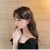 Coroa de Rainha Cravejada de Diamantes Grampo de Cabelo de Strass Acessório Lateral para Cabelo Presilha Simples Moda Coreana Estilo Princesa