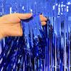 Cortina de Lluvia Gruesa Súper Brillante de 2 Capas, Venta al por Mayor desde el Fabricante, Tela de Decoración de Fondo de Cortina de Lluvia para Bodas y Fiestas de Cumpleaños