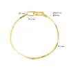 Pulseira de Prata Esterlina S925 Corrente Leve de Atriz Gipsófila Corrente Lisa Estilo Coreano Estilo Ins Banho de Ouro Ouro K Elegante Versátil Atacado Pulseira
