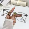 Óculos Cor de Chá Frios para Mulheres com Miopia Podem Ser Combinados com o Grau de Miopia para Rostos Quadrados e Redondos Sem Maquiagem, Armações Grandes para Rosto Grande e Olhos Pequenos