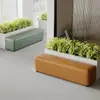Conjunto de sofá longo simples e moderno com bancos para trocar de sapato para recepção, áreas de lazer e descanso em salões de beleza e escritórios de vendas onde os pais esperam.