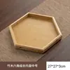 Bandeja de armazenamento de lanches de chá ecológica, bandeja para infusão a seco, bandeja de xícara de chá estilo chinês, bandeja de frutas para lanche da tarde, bandeja de bambu para uso doméstico