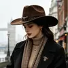 Sombrero retro estilo británico occidental, sombrero de mezclilla moderno y versátil, perfecto para protección solar al aire libre, un accesorio elegante para fiestas y eventos