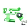 Adecuado para motocicleta Kawasaki Z1000 16-17 CNC titanio tamaño dirección amortiguación anti-balanceo cabeza engranaje de dirección soporte