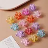 Pinza para el pelo de niño transparente mini linda flor de huevo pinza para bebé niña pinza de tiburón para el pelo Yiwu mercancía al por mayor