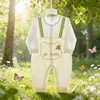26 Romper de Verano Delgado para Bebé Mono de Verano sin Costuras para Bebé Traje de Gateo Transpirable Bordado de Dibujos Animados 73-90 #