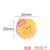 Exclusivo transfronteiriço miniatura comida resina conta bolo simulação comida brinquedo pingente pelúcia acessórios DIY materiais resina