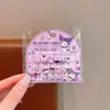Lindas Pegatinas para Uñas Sanrio para Niños, Pegatinas de Uñas Desgastables, Parches para Uñas de Kuromi, Juguetes de Dibujos Animados para Niños