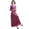 Vestido de Banquete de Boda para Madre Rojo Rosa para Mujer 2025 Nuevo Primavera y Verano Vestido de Boda para Joven Suegra Vestido de Boda