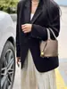 Bolso Cubo 2025 Primavera y Verano Nuevo Estilo Bolso de Mano de Cuero Genuino Bolso de Cuero Genuino de Gama Alta para Mujer Bolso Tipo Cesta de Verduras de Gran Capacidad