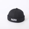 Sombrero nuevo de primavera y verano sombrero principal para niños estilo coreano niños y niñas Bebé letra PARIS hip hop sombrero melón color sólido