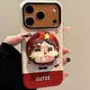 Linda Diadema Roja 3D Bebé Llorando Soporte Magnético Compatible con Teléfonos Magsafe, Fuerte Adsorción para Uso en Escritorio, Persona Perezosa D