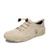 Zapatos de hombre transfronterizos, nuevos zapatos de cuero para hombre, estilo coreano, transpirables, deportivos, de suela suave, combinables, con diseño de pulpo, talla grande.