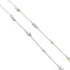 Collar de Alta Gama Plata S925 Gypsophila Perla Shijia Redondo Perfecto Luz Brillante Femenino Lujo Accesible Diseño Nicho Cadena Clavícula