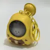 Mochila de Urso Chaveiro Luminoso Pingente de Bolsa Chaveiro com Luz Ambiente Tendência Máquina de Garra Presente Pequeno Presente Luminoso