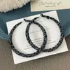 Pendientes Retro Estilo Hong Kong con Estampado de Leopardo Gris Afelpado para Mujer, Pendientes Elegantes de Alta Gama, Pendientes de Aro Lisos con Diseño Personalizado