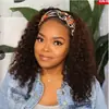 Faixa de Cabelo de Seda de Gelo Europeia e Americana Onda Grande Cabelo Longo Cacheado Fibra Química Lenço de Cabeça Peruca Touca Presente de Ação de Graças