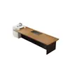 Mesa de Isla de Madera Maciza Moderna para Hogar y Oficina, Mesa de Preparación de Té de Diseñador, Lujo Ligero de Gama Alta, Nuevo Modelo 2025 Kung Fu Tea